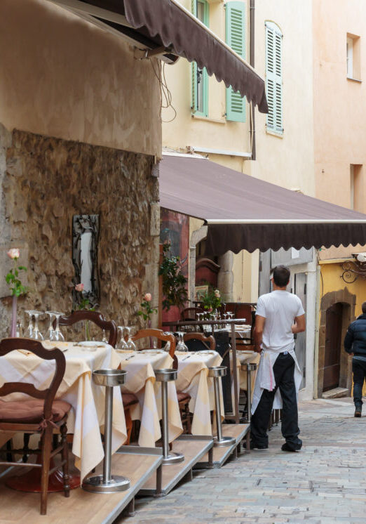 Street cafe in Cannes